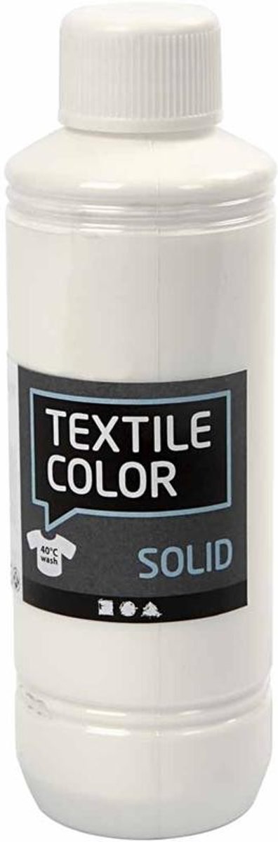 Textile Color, wit, Solid, 250ml [HOB-34614]